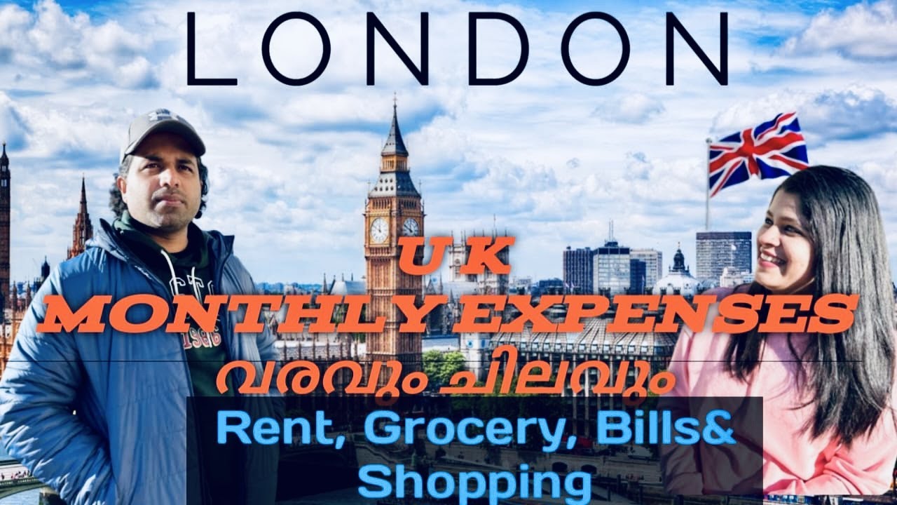Monthly Expenses in UK |Salary |MalayalamVlog/Sooraj & SharonVlog's#londonlife #vlog #livingexpenses
