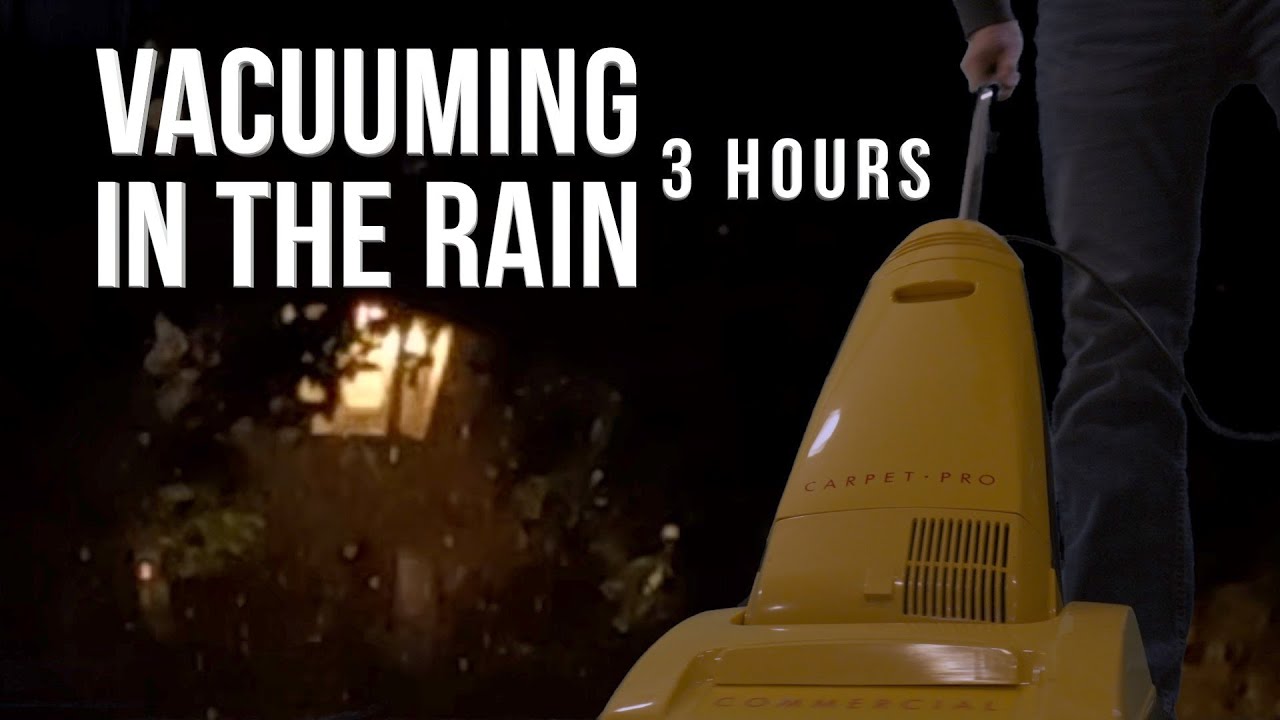 Vacuuming in the Rain 3 Hours for Relaxation and ASMR