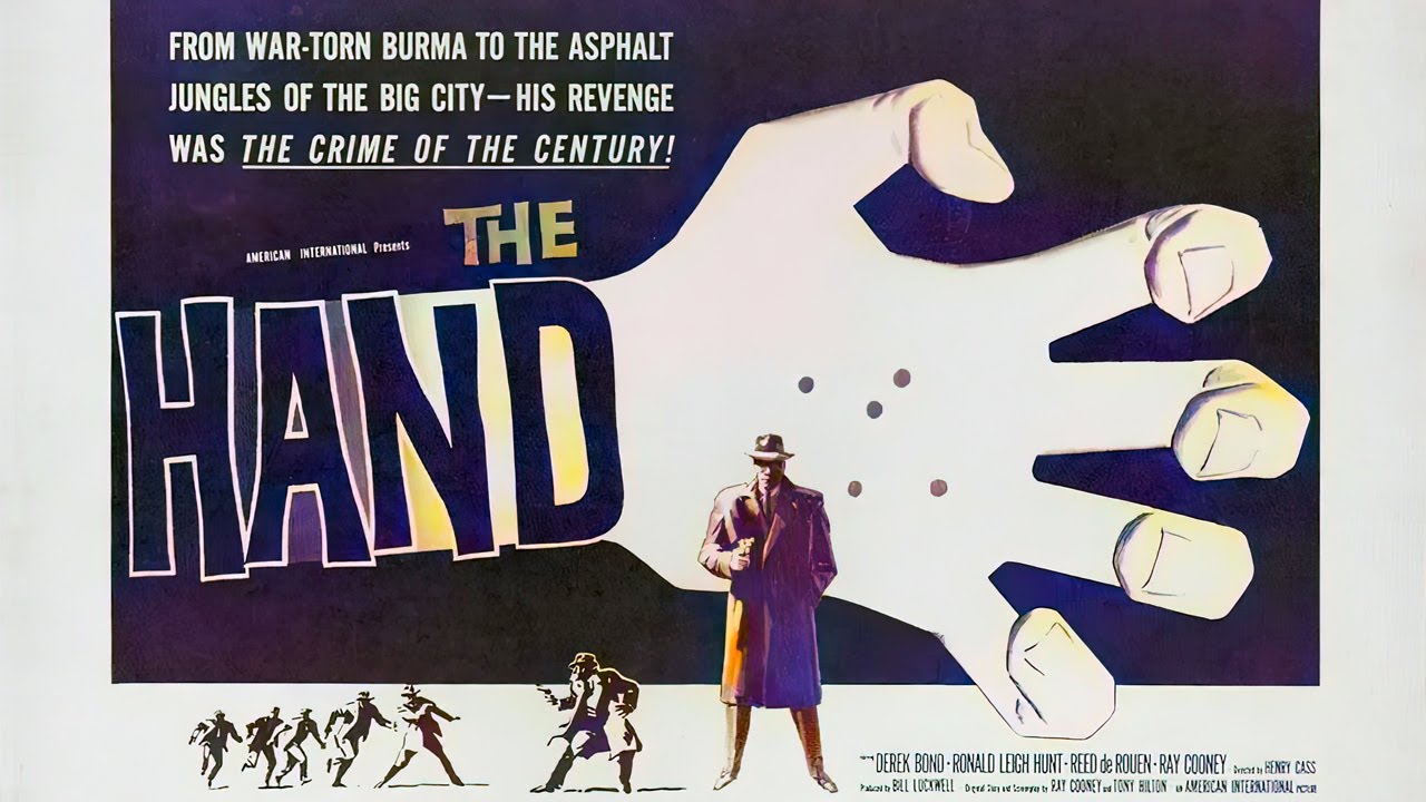 The Hand (1960) Horror | British Crime Thriller | Derek Bond | Full Movie