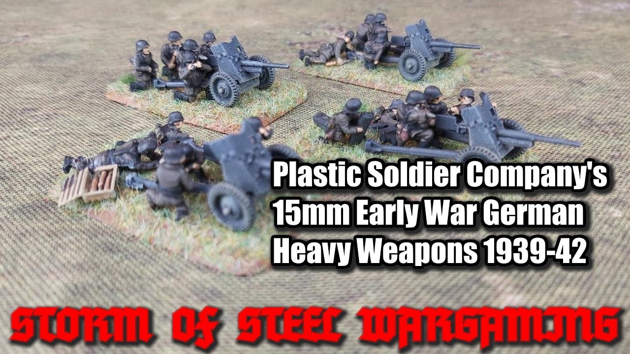 Plastic Soldier Company's15mm Early War German Heavy Weapons 1939-42 | Storm of Steel Wargaming