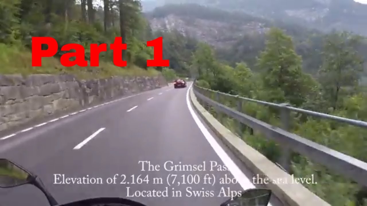 Part 1 Grimsel Pass - Alps Moto Tour 2018 on Z1000SX
