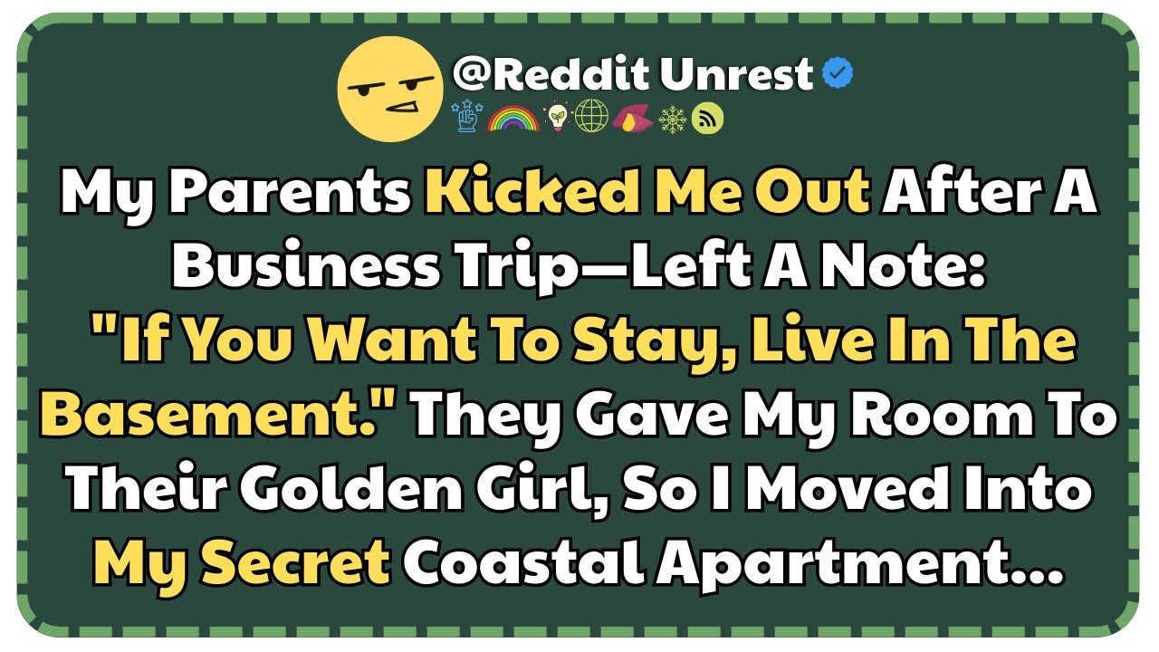 My Parents Kicked Me Out After A Business Trip&mdash;Note Said &ldquo;Live In The Basement.&rdquo; I Left. They Begged