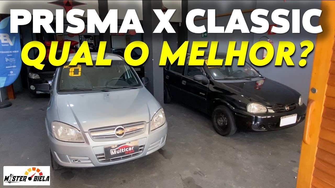 Qual o melhor Sedan da Chevrolet? Prisma ou Classic?
