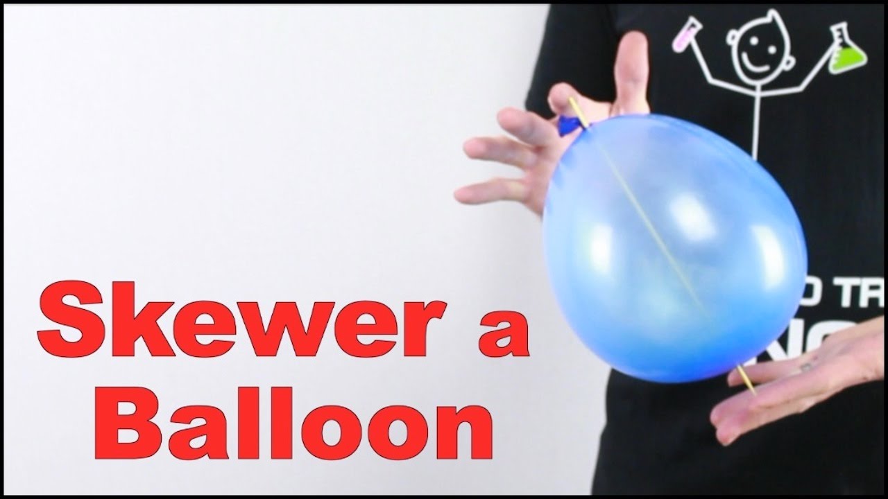 Cool Science Experiment #4 (Skewer a Balloon Without Popping It)