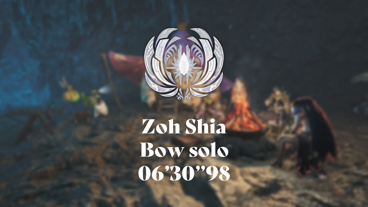 Monster Hunter Wilds Zoh Shia Bow solo 06'30