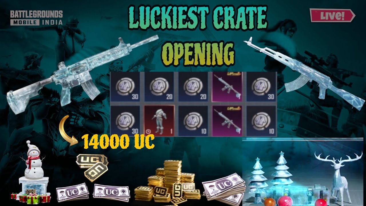 14000 UC 💸 || M416 GLACIER AND AKM GLACIER CRATE OPENING 🥶 #bgmi #m416glacier #bandookbaaz