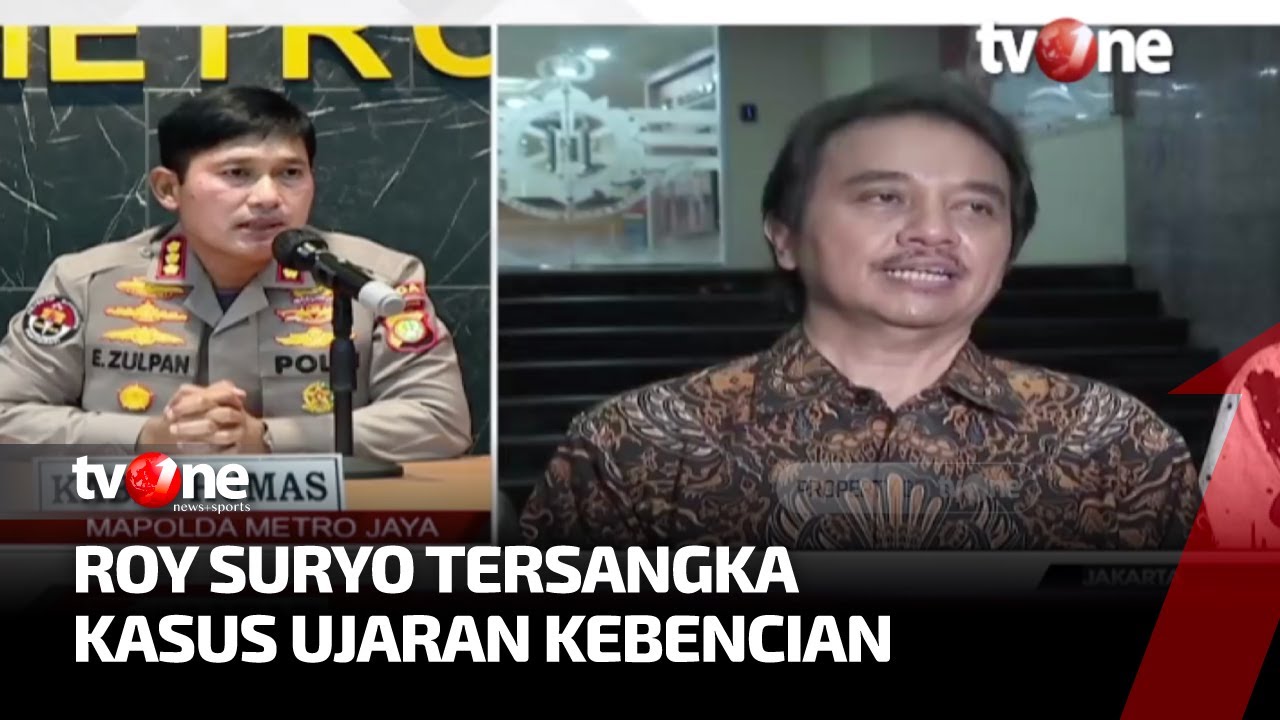 Kasus Ujaran Kebencian, Roy Suryo Terancam 6 Tahun Penjara | Kabar Utama tvOne