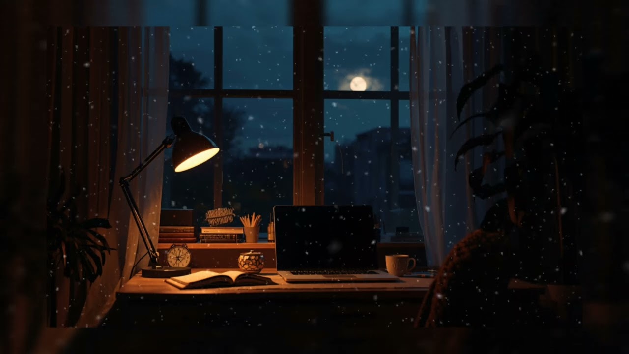 🌙 Evening Focus Lofi – Calm Music for Night Study 📖✨
