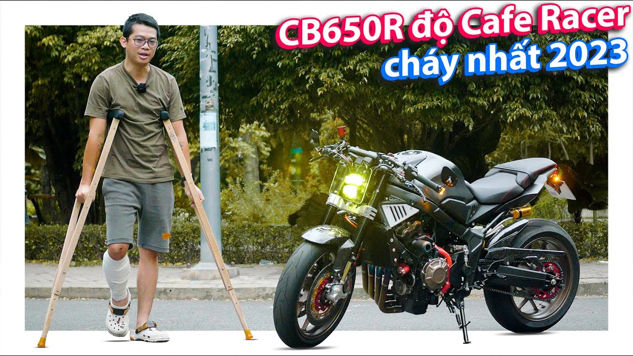 Chiếc CB650R độ cafe racer đẹp nhất 2023 tại Anywhere Man