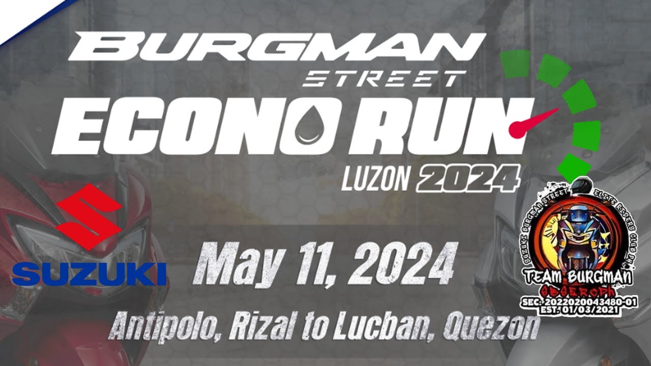 Suzuki Burgman Econo Run Luzon 2024 (May 11, 2024) 