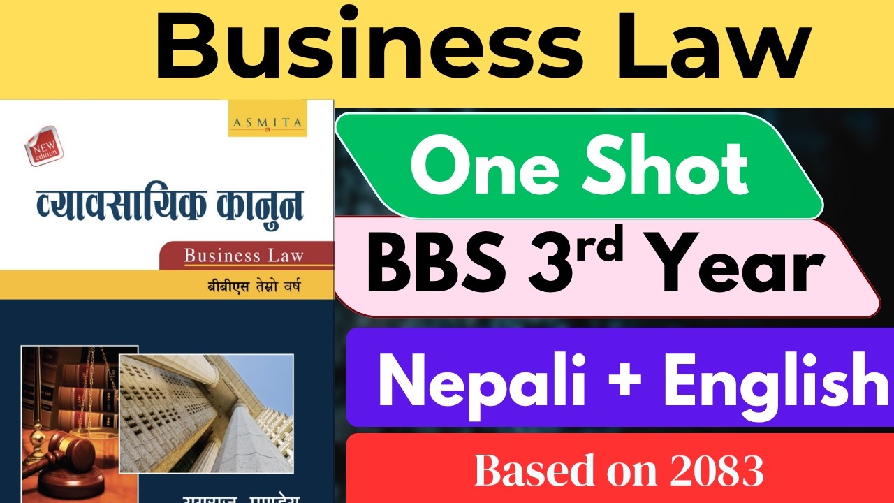 bbs 3rd year business law important chapter || bbs 3rd year business law model question 2082