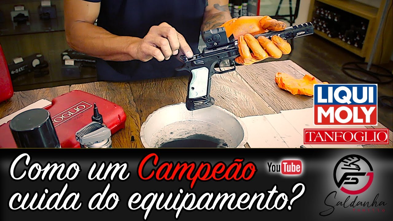 Jaime Saldanha mostra o segredo da limpeza de suas armas! Chega de sofrimento!