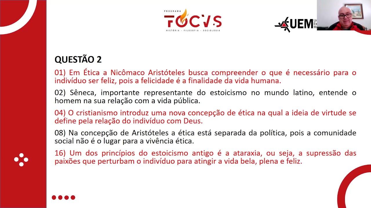 S.O.S. Focvs - UEM - Filosofia