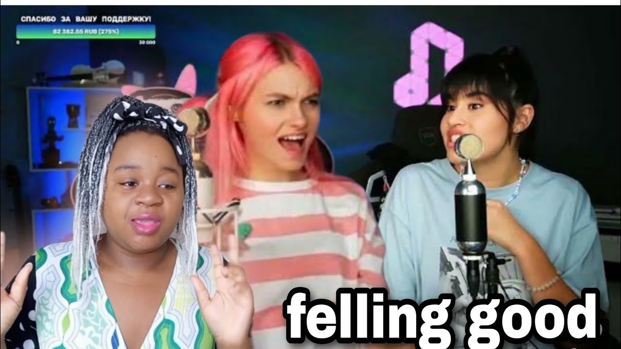 Reacting to/ Sasha Kapustina With Guest Diana Ankudinova- Feeling Good