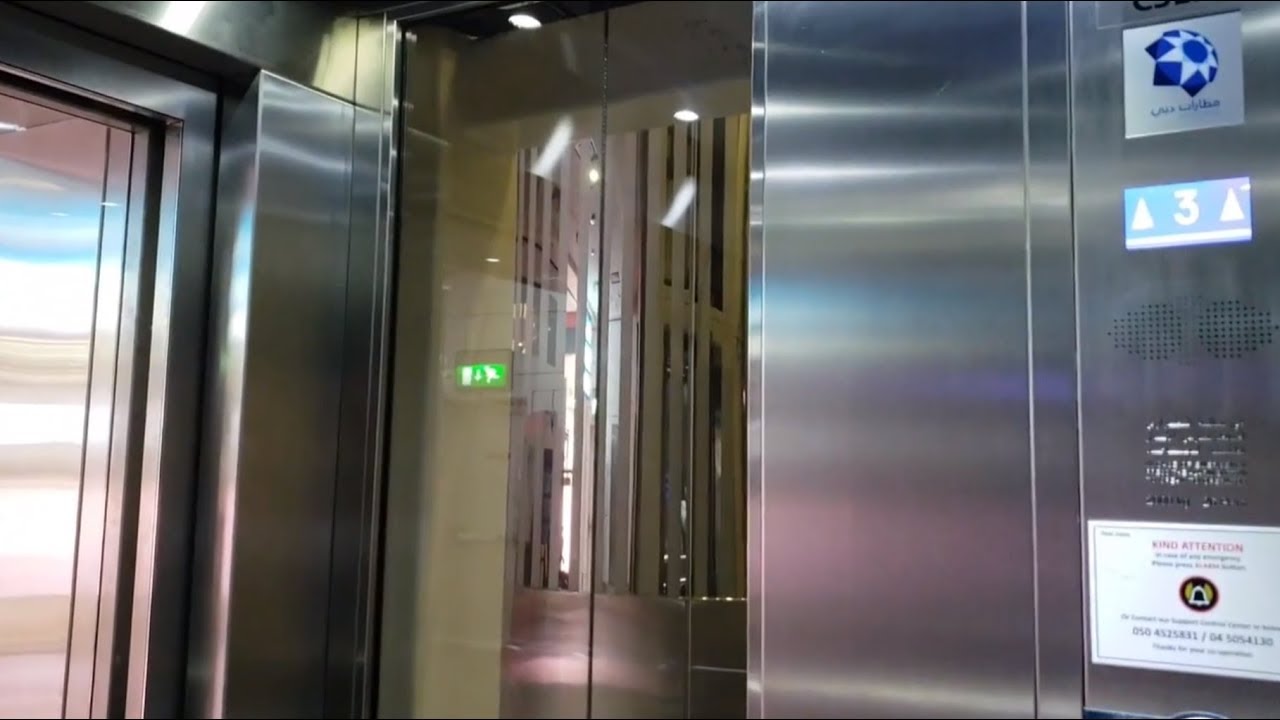 ThyssenKrupp Glass Traction Elevators @Dubai Airport