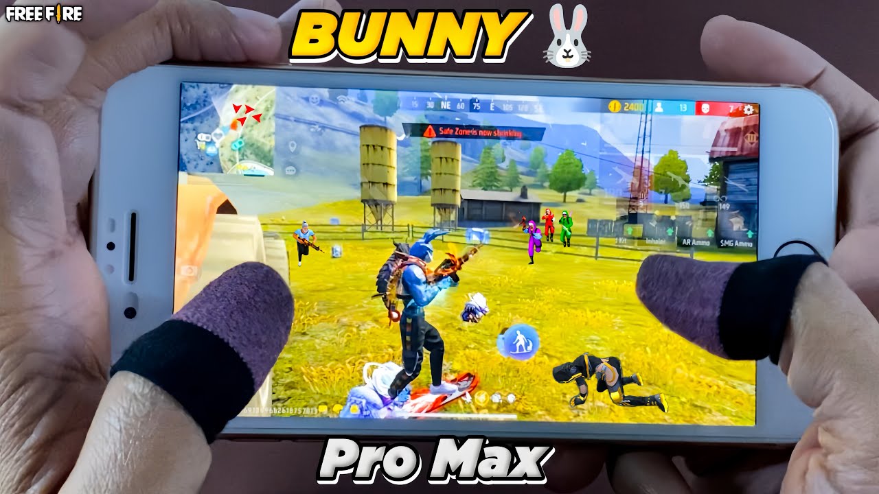 Bunny 🐰 Pro Max 🎮 M4A1+MP5🔥 99% Headshot Rate ⚡️| Solo Vs Squad Gameplay | Free Fire 