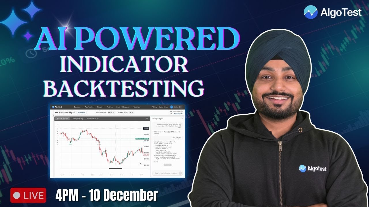 This Will Transform Indicator Based Trading Forever | AlgoTest Signals AI Launch