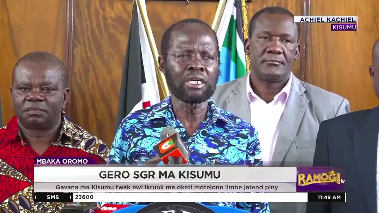 Gavana Anyang' Nyong'o: Agoyo erokamano ne Jatend piny William Ruto kuom kelo reru mar SGR Kisumu