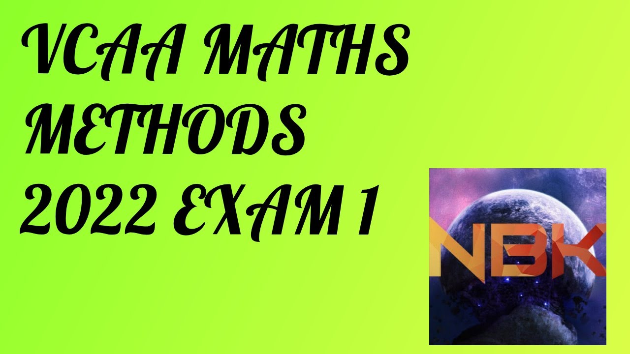 2022 VCE Mathematical Methods Exam 1 Suggested Solutions