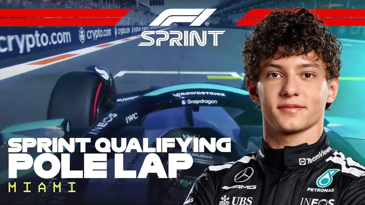 Kimi Antonelli's Sprint Pole Lap | 2025 Miami Grand Prix