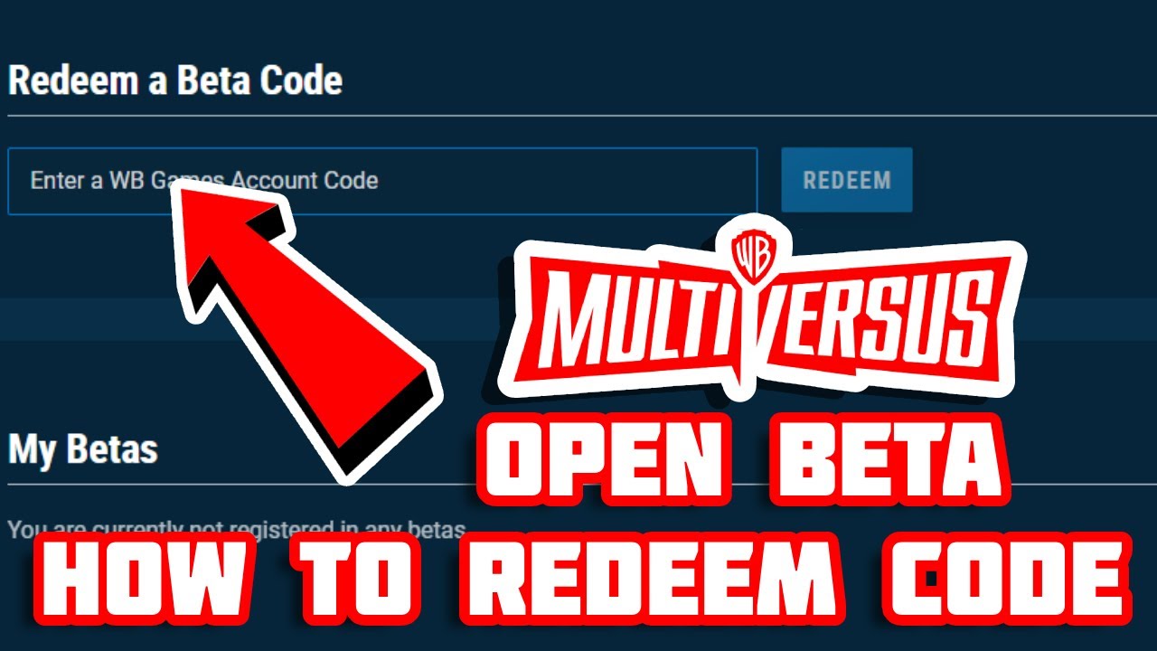 Multiversus How To Redeem Your CODE For Early Access For The Open Beta! (Twitch Drop)