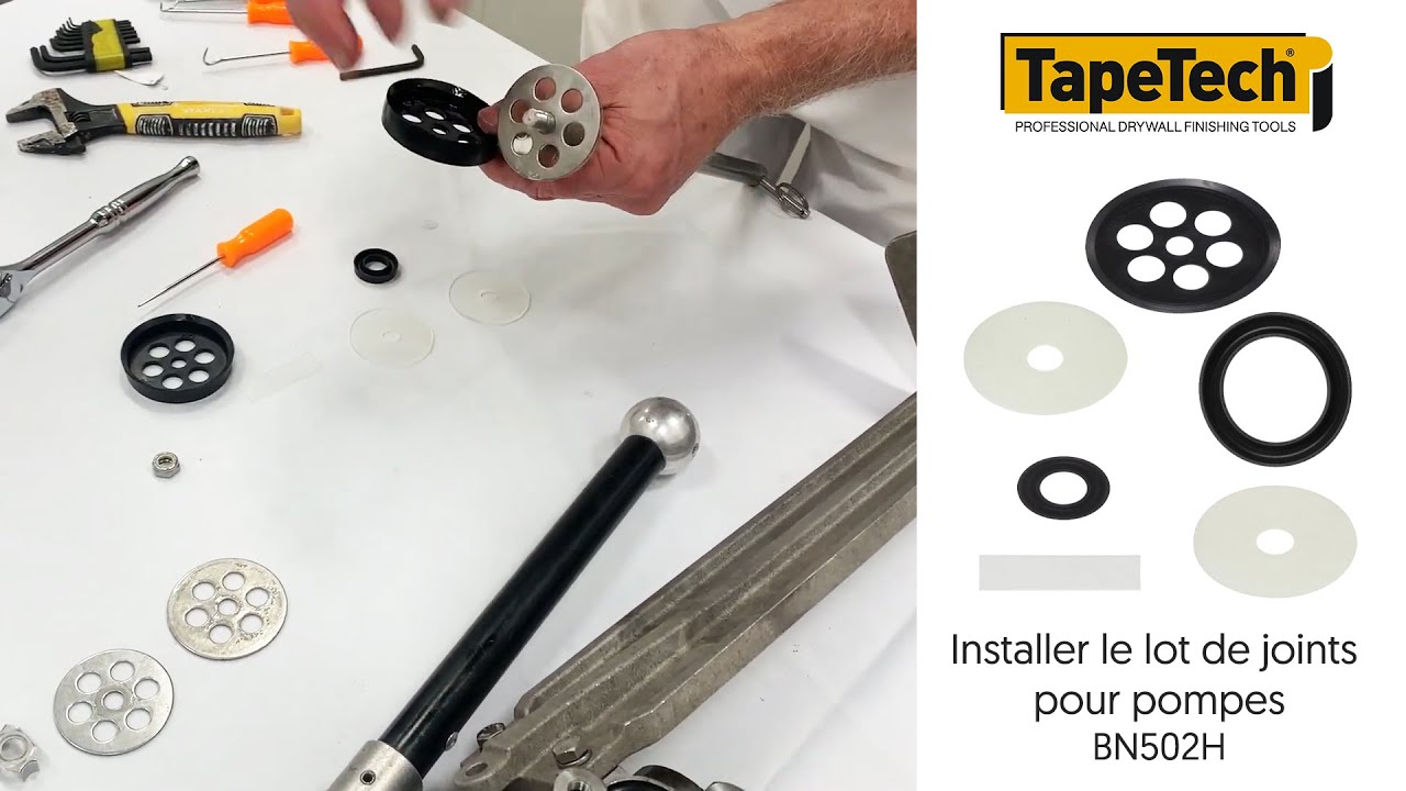 Remplacer les joints des pompes Tapetech & Asgard avec le kit BN502H