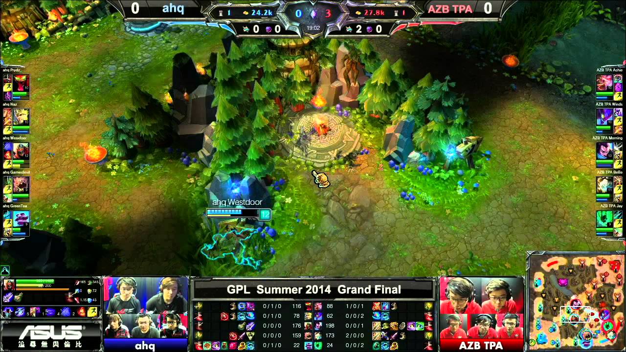 GPL 2014 夏季聯賽 總冠軍賽 ahq vs AZB TPA Game1