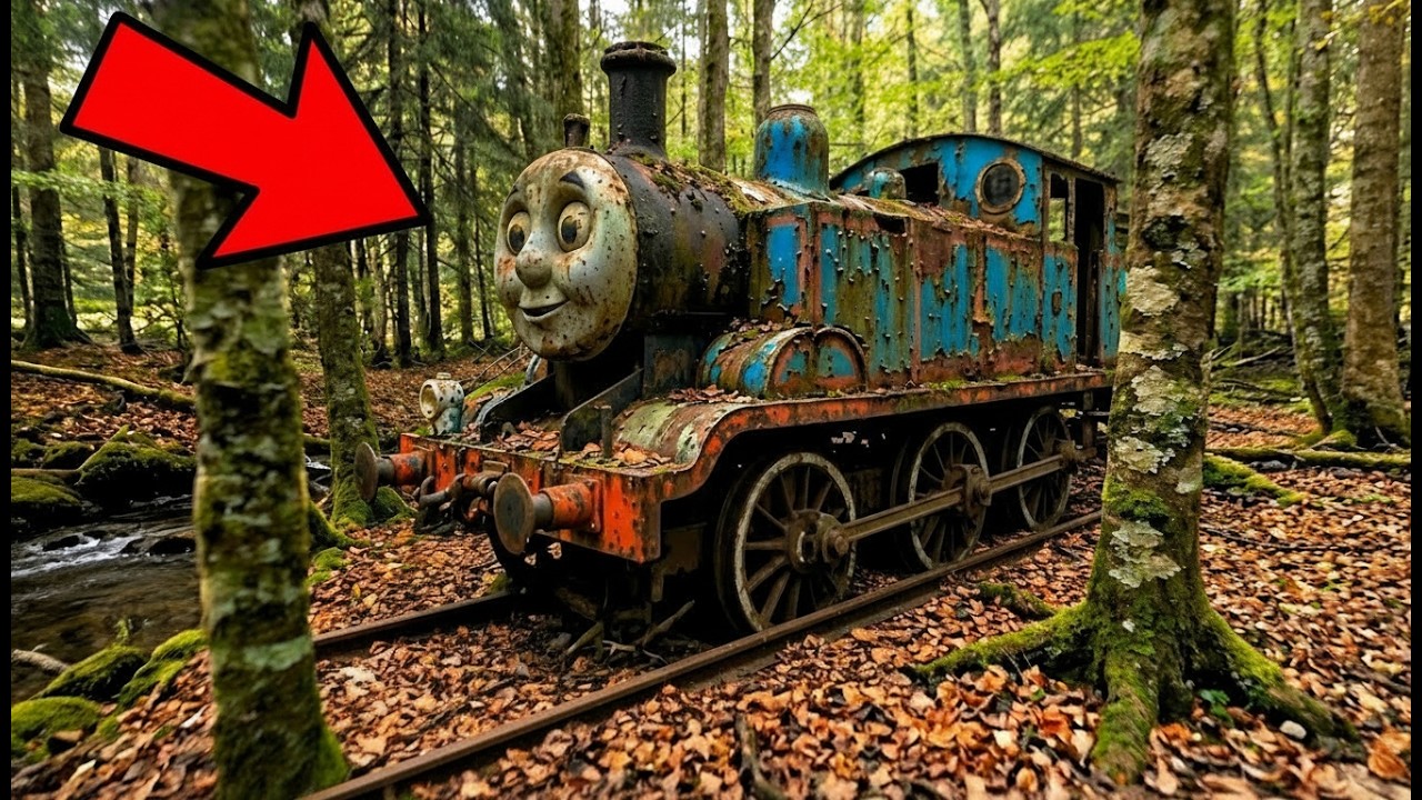 ASMR Restoration | Abandoned Thomas Train Rebuilt from Heavy Rust to Like New