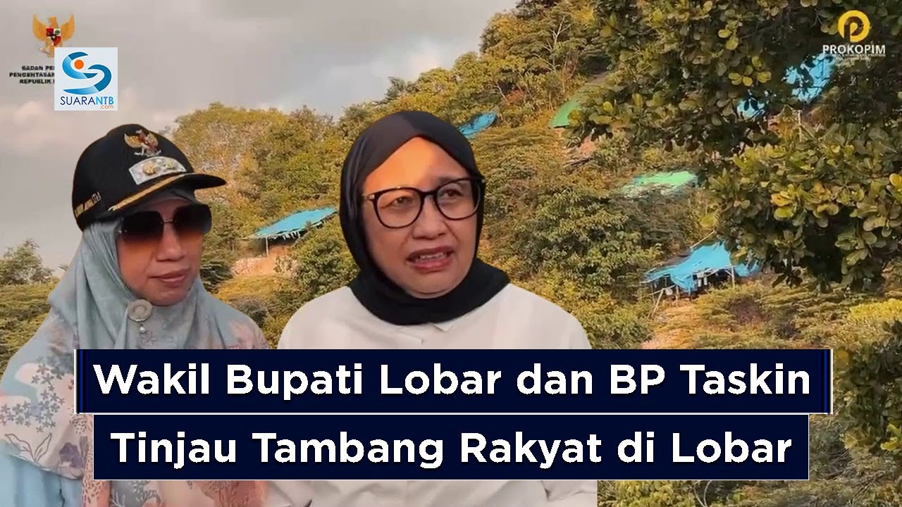 Wakil Kepala I BP Taskin RI dan Wakil Bupati Lobar Tinjau Lokasi Tambang Rakyat di Sekotong