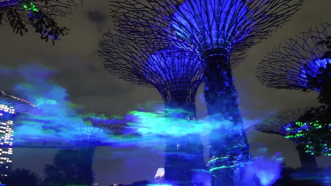 Singapore Super Tree - Northern Lights
