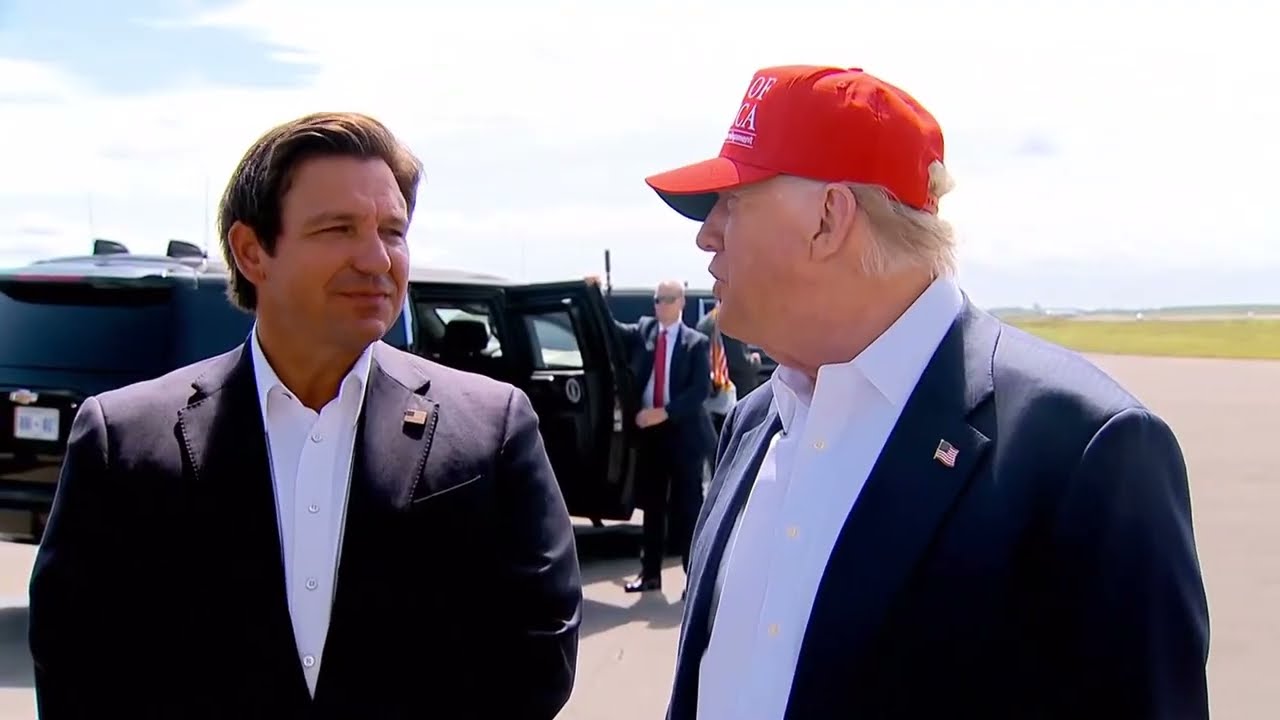 Trump touts 'Alligator Alcatraz' after landing at Florida detention center with DeSantis, Noem