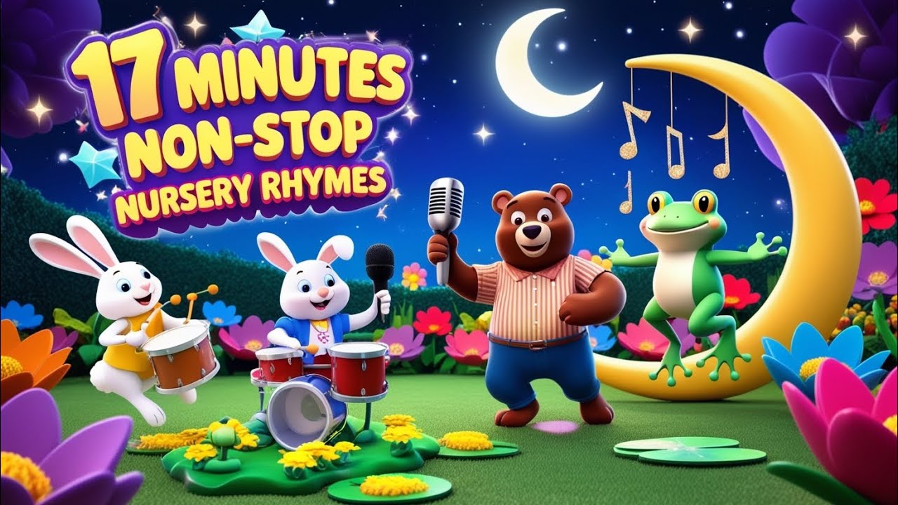 Mix Nursery Rhymes & Kids Songs - FunZone Kids [17 MINS LOOP ] Cartoon Rhymes For Babies l Baby song