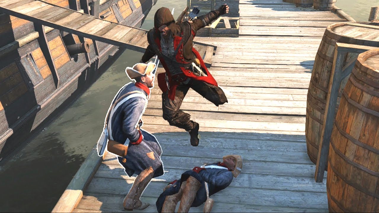 Assassin's Creed 3: Epic & Brutal Unarmed Combat Gameplay - Vol.18