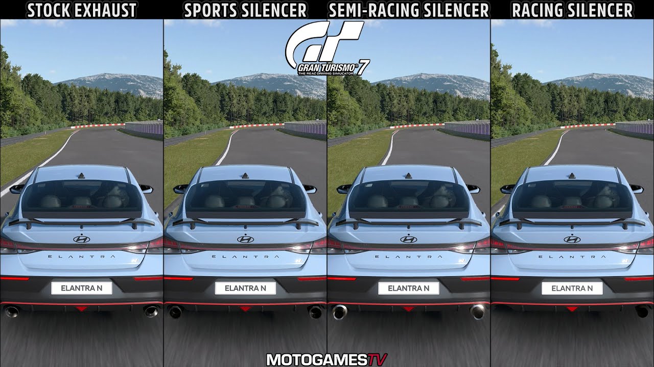 Hyundai ELANTRA N '23 | Gran Turismo 7 Exhaust Upgrades