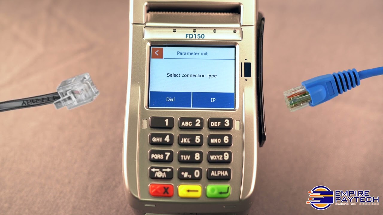 Initialize FD150 to Accept EBT