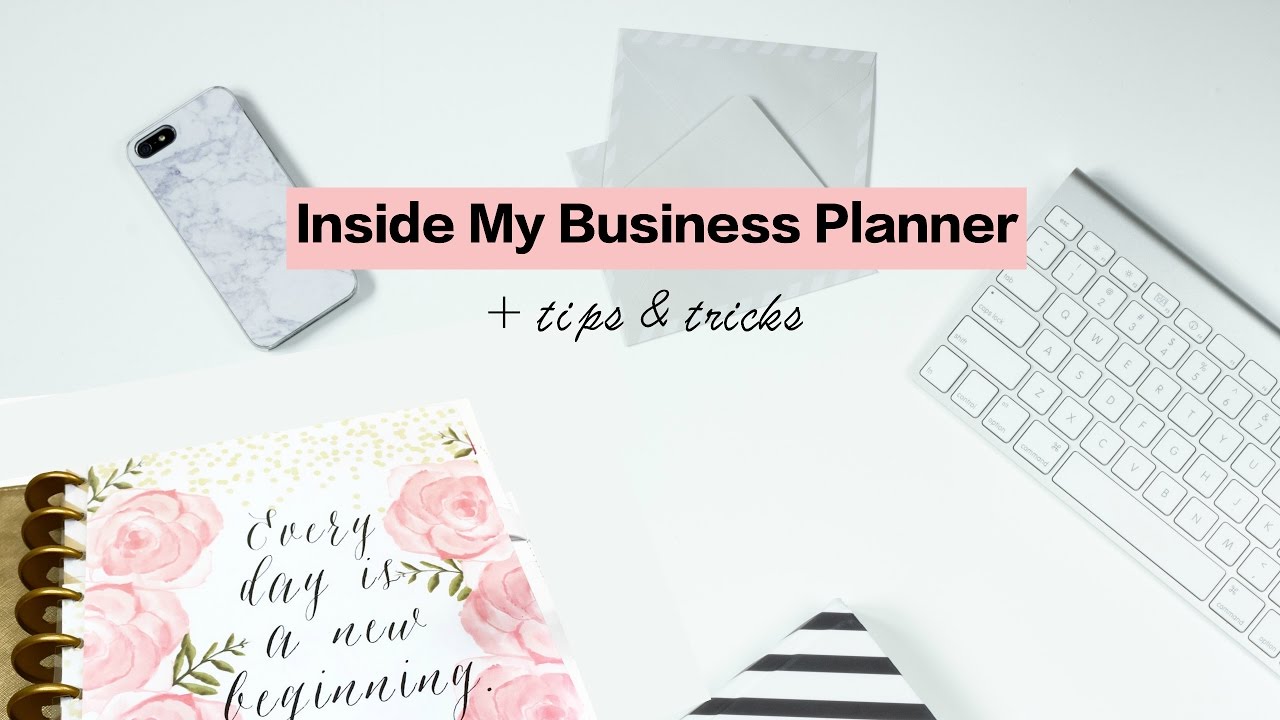 Inside My Business Planner | Tips and Tricks