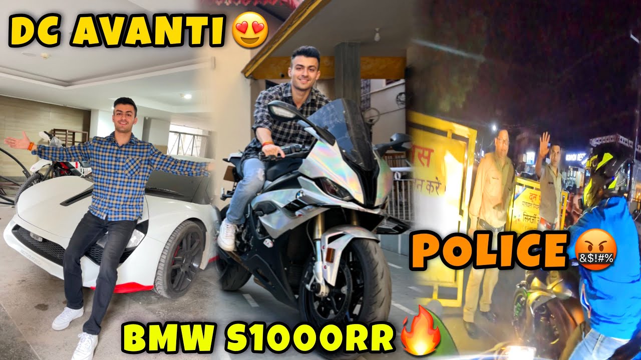 Finally New Supercar Dc Avanti 😍 | Bmw S1000RR Pro Pe Pahle Off Road Ride 😰| Police Ne Rok Liya 🤬