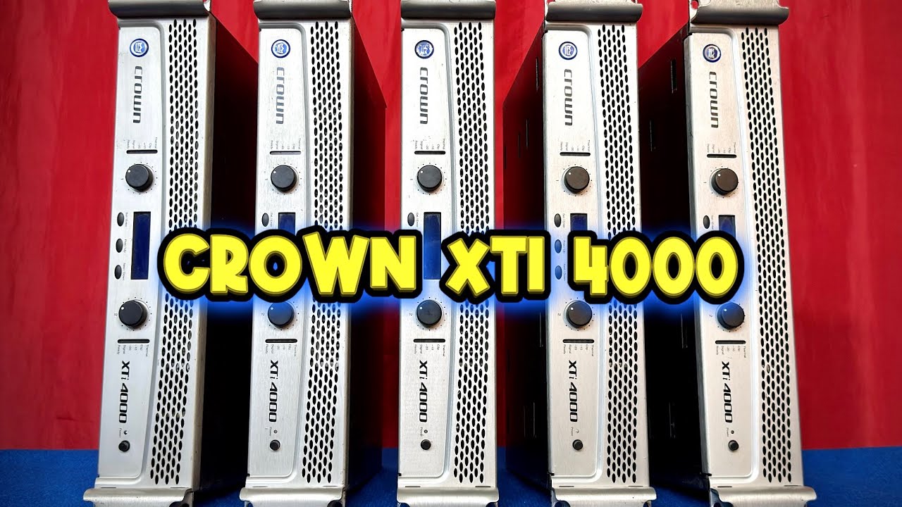 Обзор усилителей Crown XTI 4000