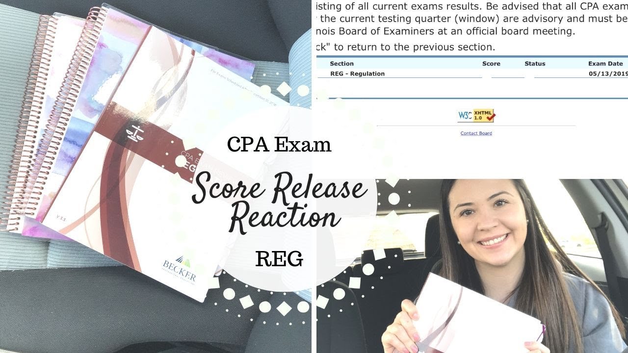 DID I PASS???? |  REG Score Release Reaction | CPA Exam |