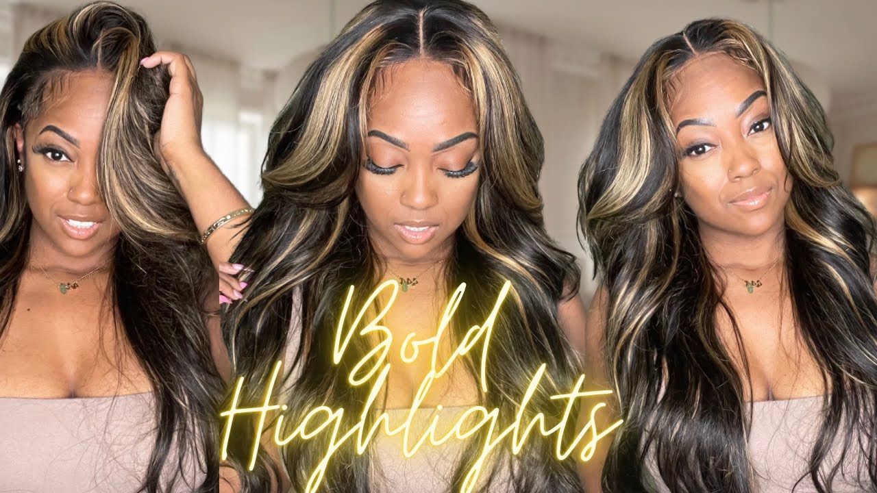 Get into these BOLD HIGHLIGHTS! | Installing a 26-Inch Pre-cut 8*5 Closure Wig ft. Hermosa Hair