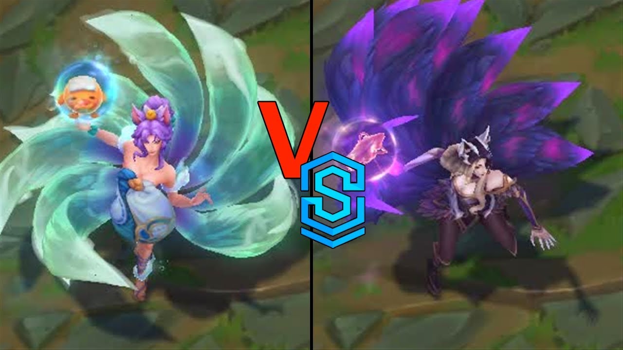 Spirit Blossom Springs Ahri VS Coven Ahri