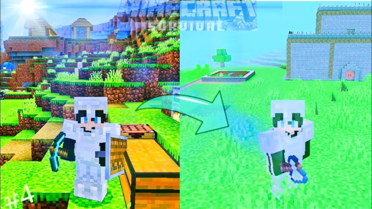 ⚡ Survival Series ✨ for Minecraft🤯 I made a castel and farm🤯 