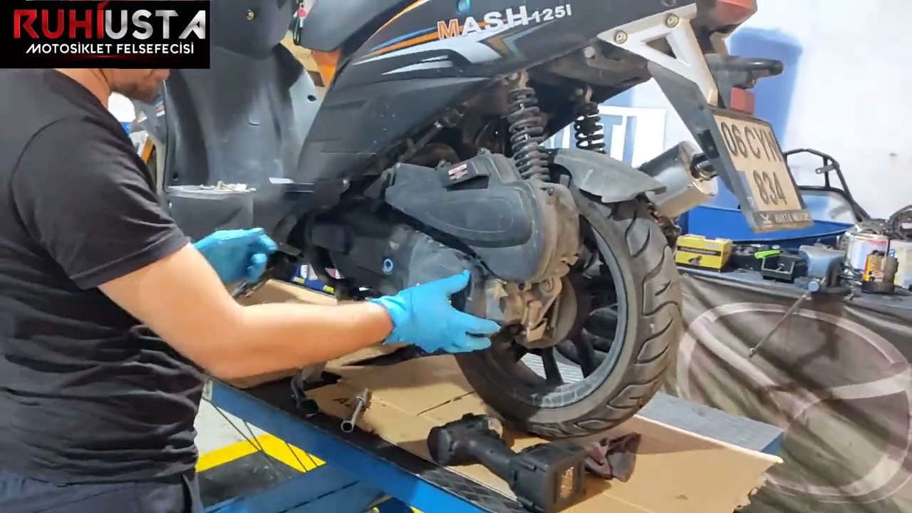 ÇİNMALI MONDİAL MASH125İ MOTO KURYE İSİNDE NEKADAR SAĞLIKLI(VARYATÖR DAĞILMIŞ)