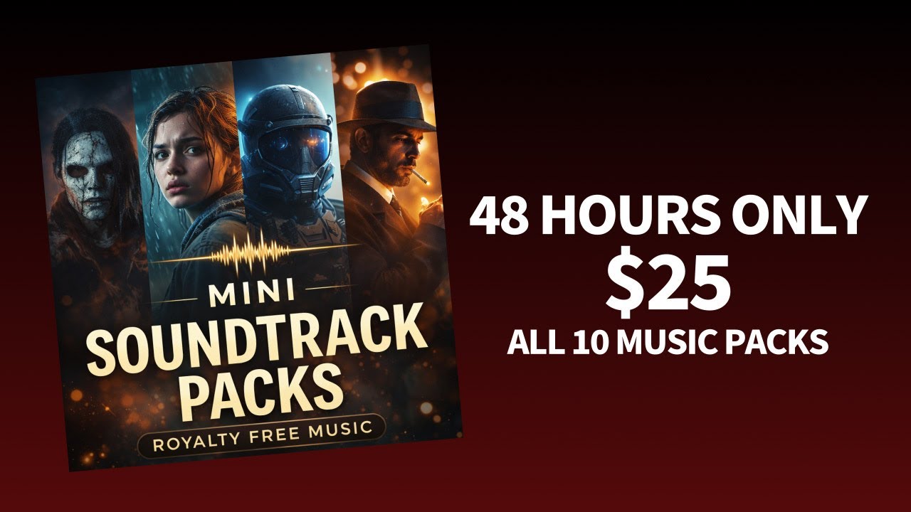 48 HOURS ONLY - 10 MUSIC PACKS ONLY $25