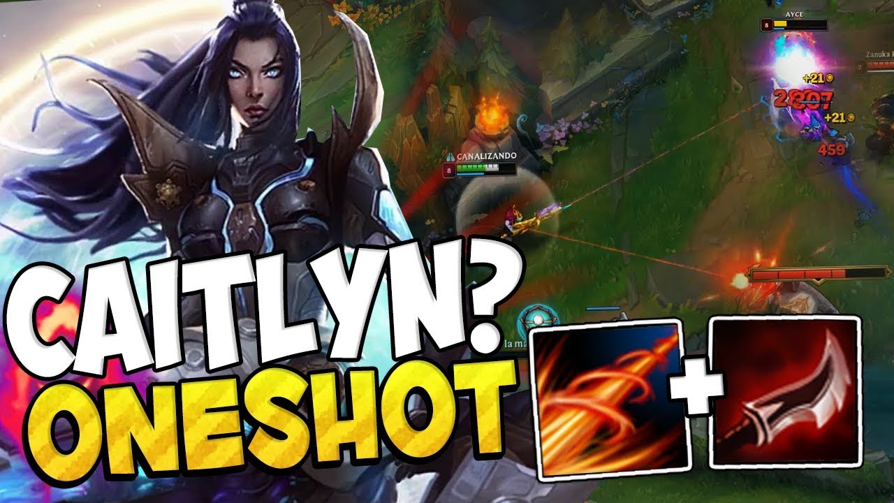 CAITLYN JUGADA COMO UN ASESIN0! (Estas R te oneshotearan el corazon💔)