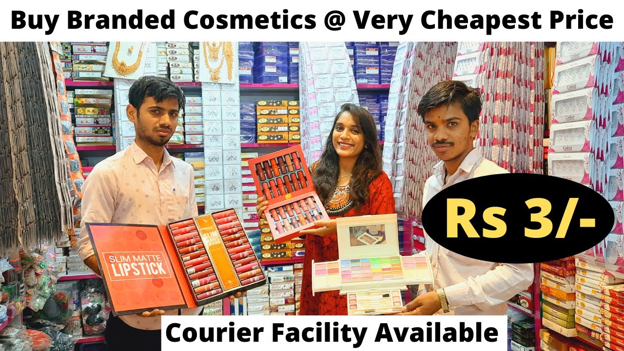 Cheapest Cosmetics, Beauty Products@3 Rs|Branded Lipsticks,Foundation,MakeupKit Begumbazar Wholesale