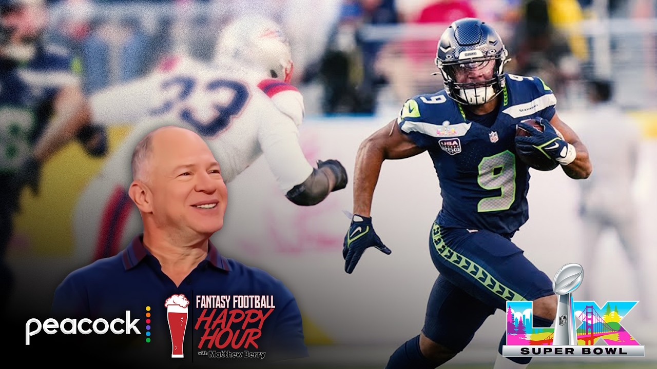 Kenneth Walker III powers Seattle offense to win SB MVP | Fantasy Football Happy Hour | NFL on NBC