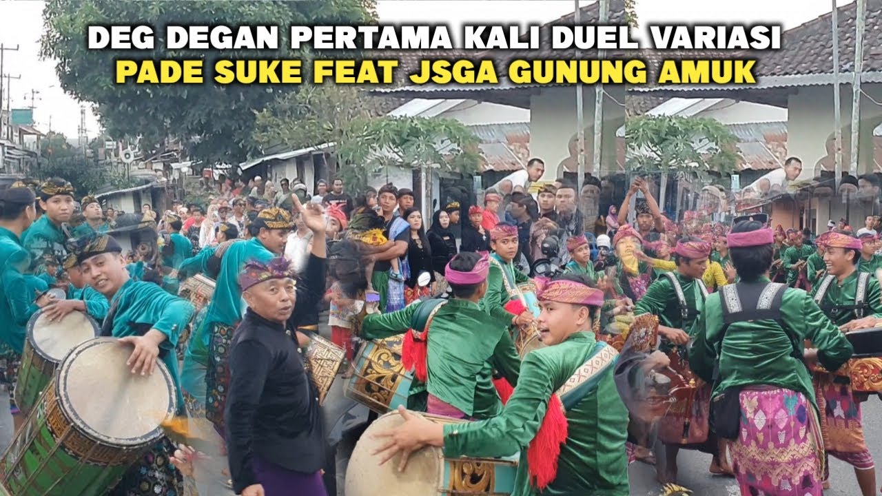 DEG DEGAN PERTAMA KALI DUEL VARIASI GENDANG BELEQ PADE SUKE VS GB JATI SUARA & LDS NGIRING DI GERUNG