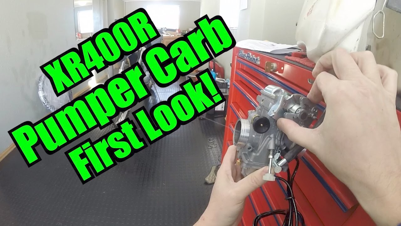 XR400 Pumper Carb - First Look