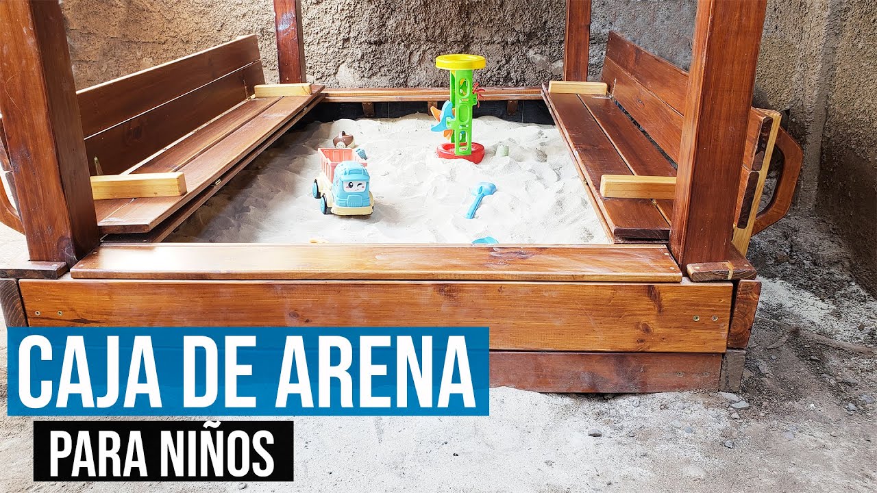 C&oacute;mo CONSTRUIR una CAJA de ARENA / ARENERO para NI&Ntilde;OS!